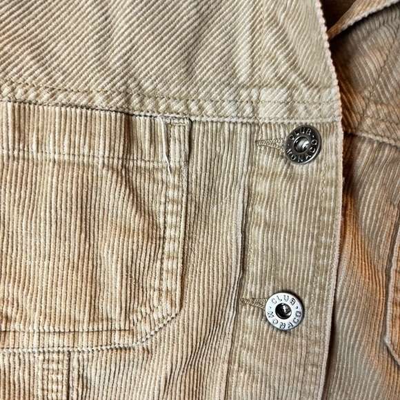 Club Monaco~womens XS~Corduroy Trucker Jacket Tan Brown - Picture 3 of 8